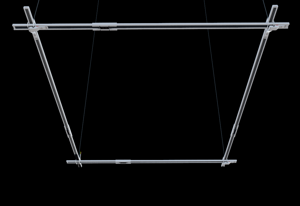 Track Lighting Grid Kit I Suspended Open Ceiling I Accent and Linear General Lights I Small - Image 2