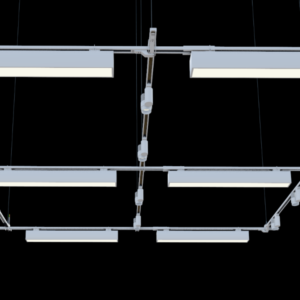 Track Lighting Grid Kit I Suspended Open Ceiling I Accent and Linear General Lights I Medium
